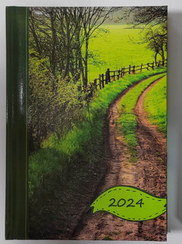 Kalendarz książkowy 2024 dzienny A5 Artsezon prismalux droga - Artsezon