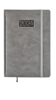 Kalendarz książkowy 2024 dzienny A5 Avanti lux z gumką mix kolorów - Avanti