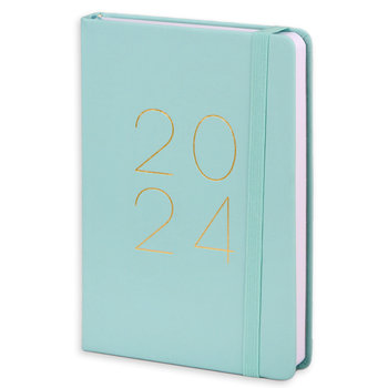 Kalendarz książkowy 2024 dzienny A5 miętowy - Empik