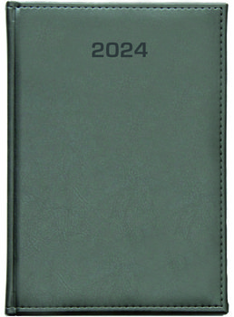 Kalendarz książkowy 2024 dzienny B5 Dazar Grafitowy - Dazar