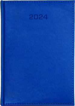 Kalendarz książkowy 2024 dzienny B5 Dazar Jasnoniebieski - Dazar