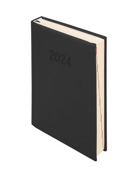 Kalendarz książkowy 2024 dzienny B6 Antra Vivella czarny - Antra