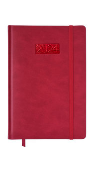 Kalendarz książkowy 2024 tygodniowy A5 Avanti lux z gumką mix kolorów - Avanti