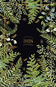 Kalendarz książkowy 2024 tygodniowy A5 Zielona Sowa Rośliny leśne - Zielona Sowa