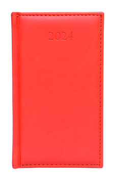 Kalendarz książkowy 2024 tygodniowy A6 Artsezon vivella pomarańczowy - Artsezon