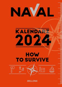 Kalendarz książkowy 2024 tygodniowy Bellona Naval How to survive - Bellona