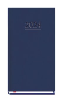 Kalendarz książkowy 2024 tygodniowy Michalczyk i Prokop kieszonkowy granat