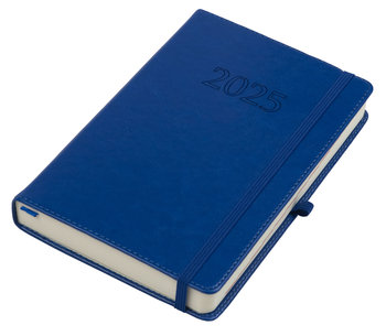 Kalendarz książkowy 2025, Jazz, A5 dzienny, niebieski