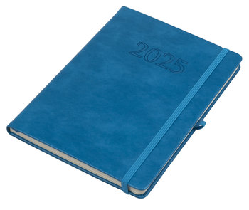 Kalendarz książkowy 2025, Jazz, B5, tygodniowe, niebieski