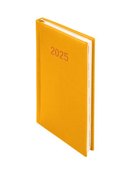Kalendarz książkowy 2025 tygodniowy A6 delikatny pomarańczowy Paperdot - Paperdot