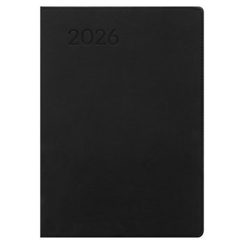 Kalendarz książkowy 2026 dzienny A4 czarny - Paperdot