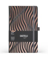 Kalendarz książkowy 2026 dzienny A5 Castelli Milano, SAND Rose