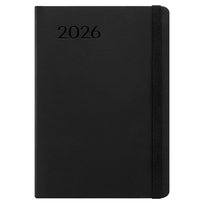 Kalendarz książkowy 2026 dzienny A5 Paperdot czarny