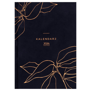 Kalendarz książkowy 2026 dzienny A5 Paperdot granatowy - Paperdot