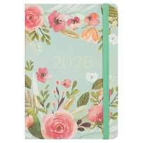 Kalendarz książkowy 2026 dzienny A5 Paperdot kwiaty