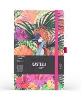 Kalendarz książkowy 2026 tygodniowy A5 Castelli Milano TROPICAL Eden