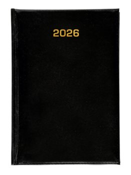 Kalendarz książkowy 2026 tygodniowy A5 Dazar CZARNY