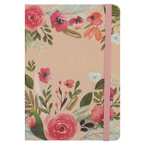 Kalendarz książkowy 2026 tygodniowy A5 Paperdot kwiaty