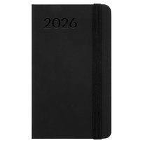 Kalendarz książkowy 2026 tygodniowy A6 Paperdot czarny