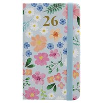 Kalendarz książkowy 2026 tygodniowy A6 Paperdot kwiaty