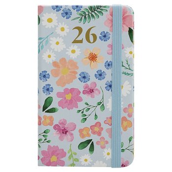 Kalendarz książkowy 2026 tygodniowy A6 Paperdot kwiaty - Paperdot