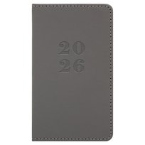 Kalendarz książkowy 2026 tygodniowy A6 Paperdot szary