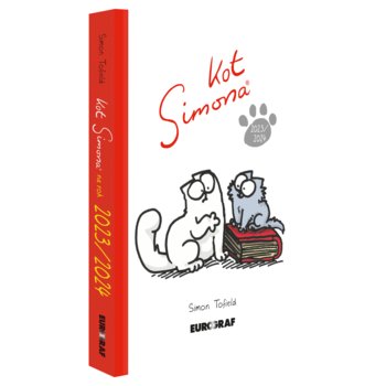 Kalendarz książkowy Kot Simona 2023/2024