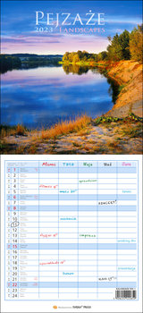 Kalendarz miesięczny, 2023, Pejzaże