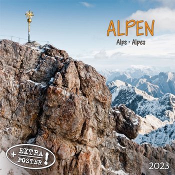 Kalendarz Miesięczny, 2023, Ścienny, Alpy