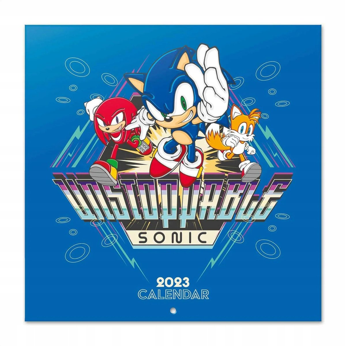 Kalendarz miesięczny, 2023, Ścienny, Sonic Unstoppable - Inna marka