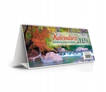 Kalendarz mini biurkowy 19,6x9,4 cm 54 strony na rok 2024 - BTS