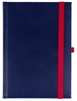 Kalendarz nauczyciela 2025/2026 A5 dzienny Nebraska z gumką Granat (73929888 ) - Wokół nas