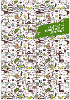 Kalendarz nauczyciela 2025/2026 A5 tygodniowy PCV bezbarwny KOTY (73929598 ) - Wokół nas