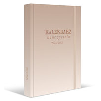 Kalendarz nauczyciela 2025/2026 dzienny beż (73992493 )
