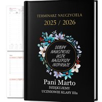 Kalendarz Nauczycielski A5 2025/2026 Dobry Nauczyciel Uczy Imię Nauczyciela