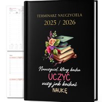 KALENDARZ NAUCZYCIELSKI TERMINARZ A5 2025/2026 NAUCZYCIEL KTÓRY KOCHA UCZYĆ