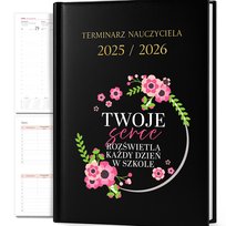 KALENDARZ PLANER A5 2025/2026 TWOJE SERCE ROZŚWIETLA KAŻDY DZIEŃ W SZKOLE