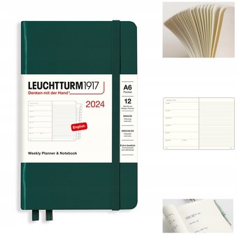 Kalendarz planer książkowy 2024 tygodniowy A6 Leuchtturm1917  - Leuchtturm