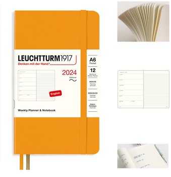 Kalendarz planer książkowy 2024 tygodniowy A6 Leuchtturm1917  - Leuchtturm