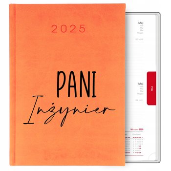 Kalendarz Pomarańczowy Terminarz A5 2025 Dzienny Prezent Dla Inżynier Wz - Inna marka
