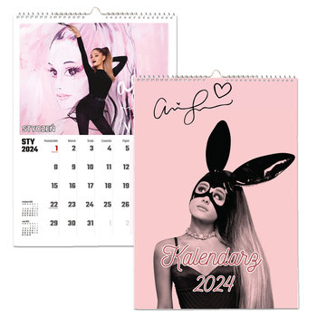 Kalendarz ścienny 2024 miesięczny A3 Propaganda Ariana Grande