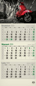 Kalendarz ścienny 2024 miesięczny Avanti EKO MIX - Avanti