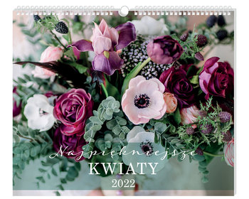 Kalendarz ścienny 2024 miesięczny Interdruk Kwiaty