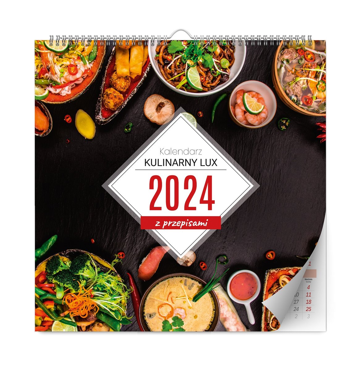 Kalendarz ścienny 2024 Miesięczny Kalpolbis Kalendarze Kulinarny Kalpolbis Kalendarze 6551