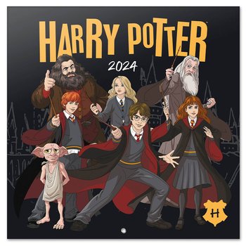 Kalendarz ścienny 2024 miesięczny Nice Stuff Harry Potter