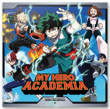 Kalendarz ścienny 2024 miesięczny Nice Stuff My Hero Academia