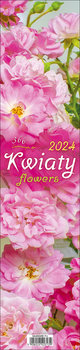 Kalendarz ścienny 2024 miesięczny Parma Press Kwiaty - Parma Press