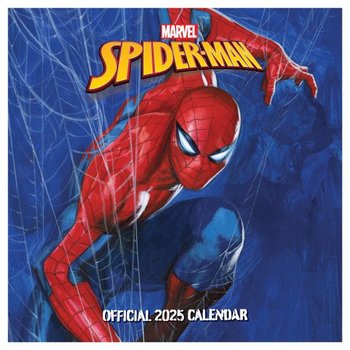 Kalendarz ścienny 2025 Spider-Man Kalendarze dla chłopca Prezent 30x30 cm - Danilo