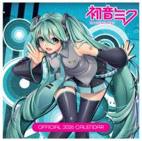 Kalendarz ścienny 2026 Hatsune Miku Kalendarze na ścianę na prezent 30x30 cm