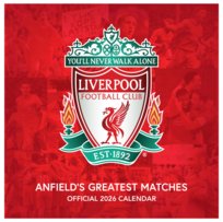 Kalendarz ścienny 2026 Liverpool FC Legends Kalendarze na ścianę na prezent 30x30 cm
